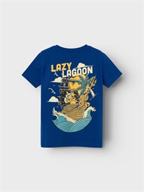 NAME IT Fortnite T-shirt Asym True Blue